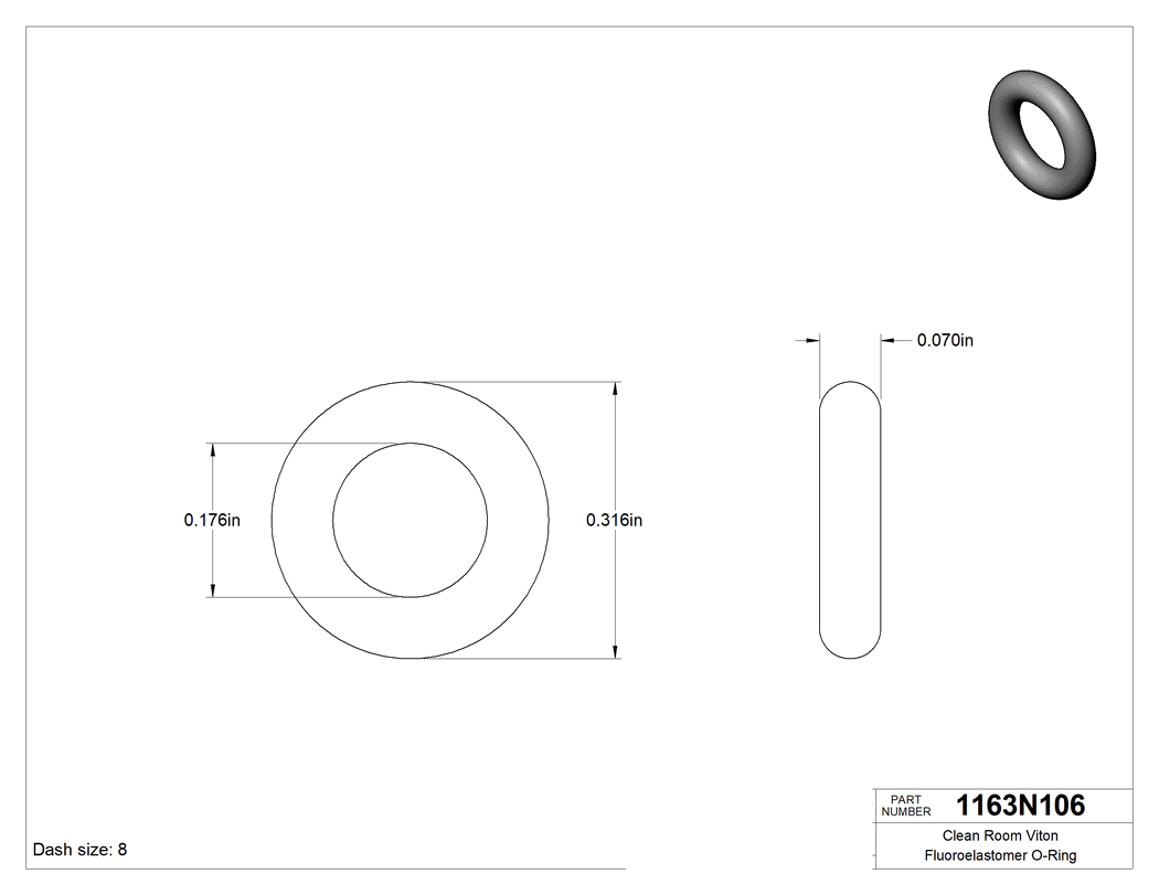 Technical drawing - 1163N106